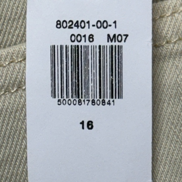 Old Navy OG Straight High Rise Secret‎ Smooth Pockets Womens Size 16 Tan NWT - Picture 13 of 13